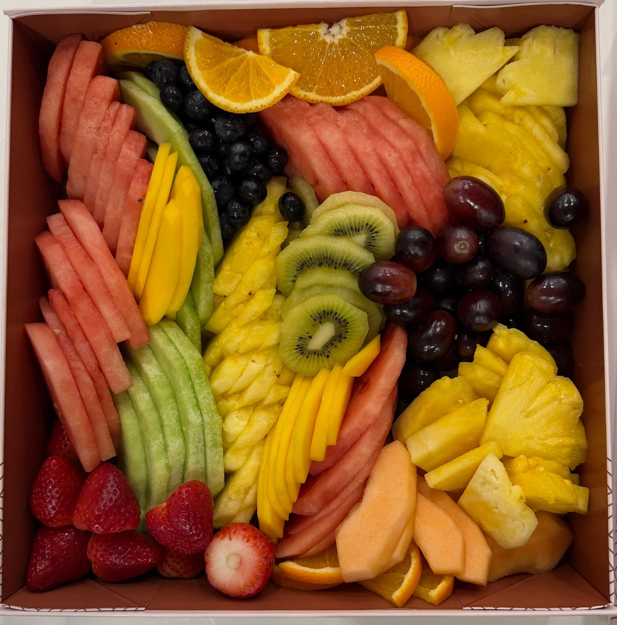 Food spread at Crema Cafe