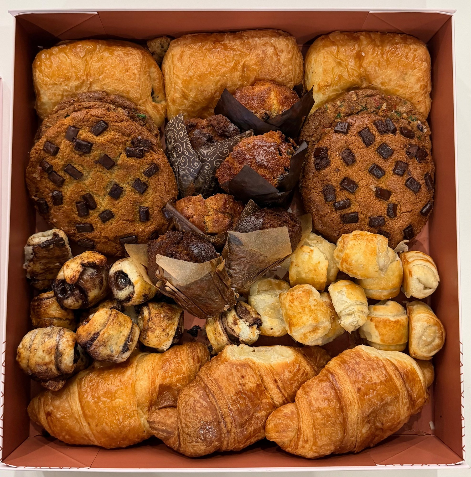 Pastries and coffee at Crema Cafe